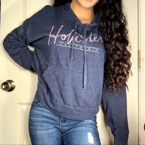 grey hollister hoodie